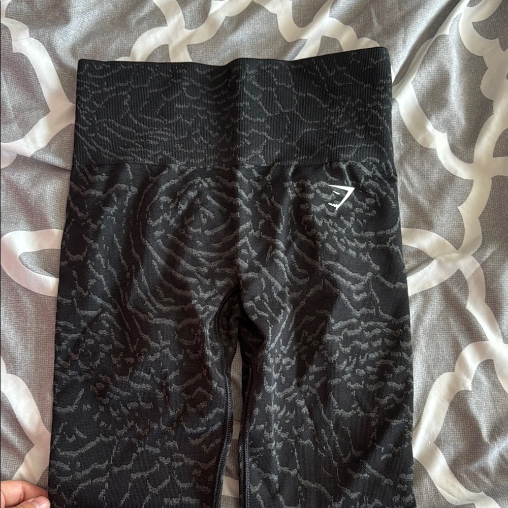 Gymshark Black Patterned Leggings